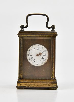 Lot 227 - A late 19th century brass cased miniature...