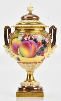 Lot 1306 - PETER PLATT FOR ROYAL WORCESTER; an impressive...