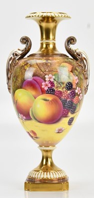 Lot 1305 - PETER PLATT FOR ROYAL WORCESTER; a large and...