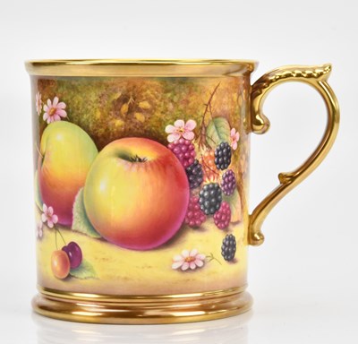 Lot 1308 - PETER PLATT FOR ROYAL WORCESTER; a rare hand...
