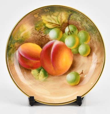 Lot 1339 - HOLLAND FOR ROYAL WORCESTER; a hand painted...