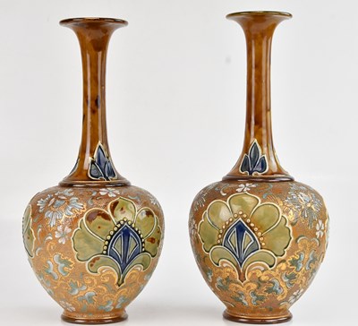 Lot 355 - DOULTON SLATERS PATENT; a pair of Artware...
