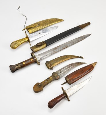 Lot 1082 - WILKINSON; a bayonet, length of blade 30.5cm,...