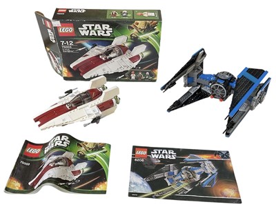 Lot 615 - LEGO; two Lego Star Wars sets comprising an...