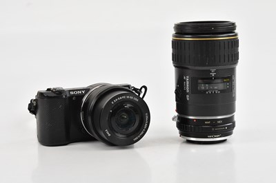 Lot 95 - SONY; an A5000 mirrorless digital camera, with...
