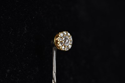 Lot 7 - A Victorian diamond set stickpin, set with...