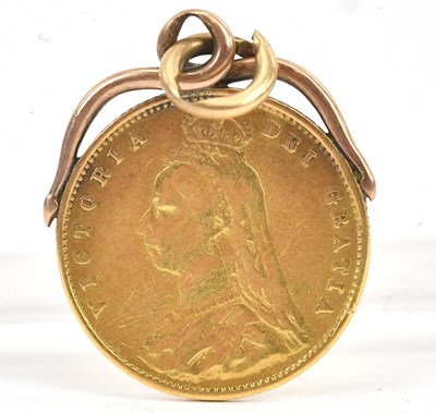 Lot 530 - A Victorian half sovereign, 1887, Jubilee head,...