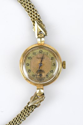 Lot 1205 - ROTARY; a lady's 9ct gold cased wristwatch,...