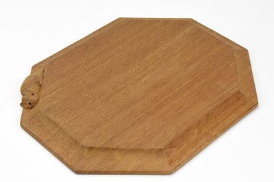 Lot 37 - WORKSHOP OF ROBERT 'MOUSEMAN' THOMPSON; an oak...