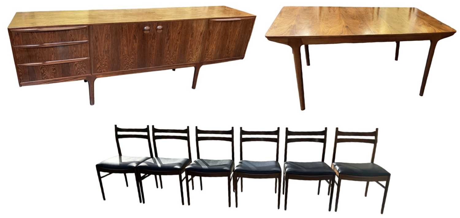 Lot 3 - A H MCINTOSH & CO LTD; a mid century rosewood...