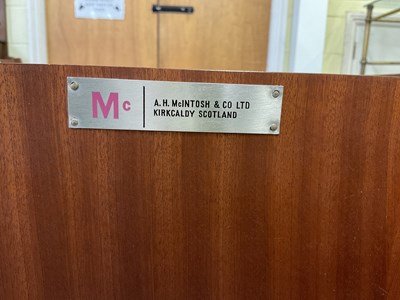 Lot 3 - A H MCINTOSH & CO LTD; a mid century rosewood...