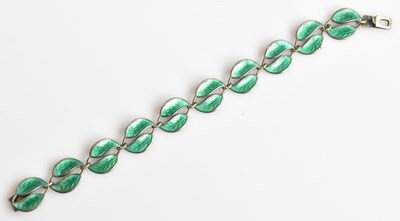 Lot 42 - DAVID ANDERSEN; a Scandinavian silver and...