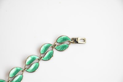 Lot 42 - DAVID ANDERSEN; a Scandinavian silver and...