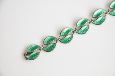 Lot 42 - DAVID ANDERSEN; a Scandinavian silver and...