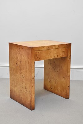 Lot 2113 - An Art Deco style bird's-eye maple side table...