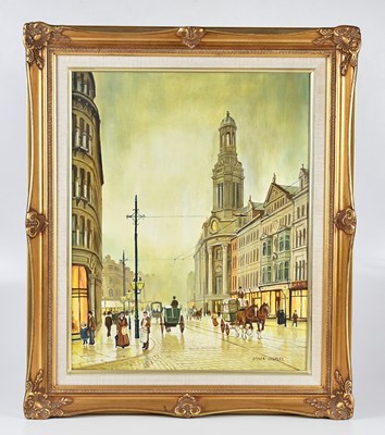 Lot 162 - STEVEN SCHOLES (born 1952); oil on board,...