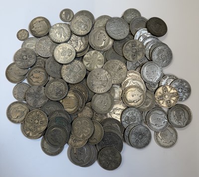 Lot 1567 - A quantity of UK pre-1947 half silver content...