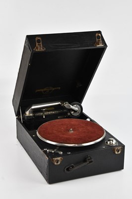 Lot 54 - COLUMBIA; a no. 201 portable gramophone.