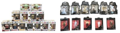 Lot 497 - STAR WARS; thirteen Star Wars Funko Pops...