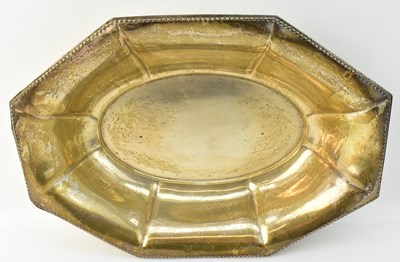 Lot 1153 - A Continental 800 grade silver dish of ovoid...