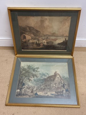 Lot 461 - AFTER GEORGE MORLAND; two engravings, 'The Ass...