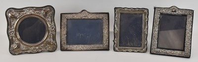 Lot 1123 - An Elizabeth II hallmarked silver easel back...