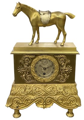 Lot 159 - A late 19th/early 20th century French gilt...