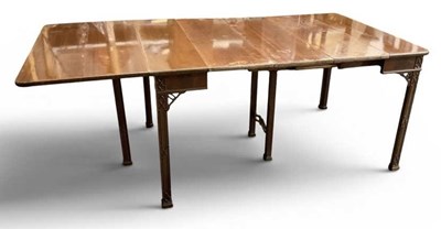 Lot 35 - An early 20th century fret carved mahogany...