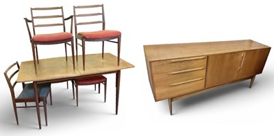 Lot 8 - A H MCINTOSH & CO LTD; a teak mid century...