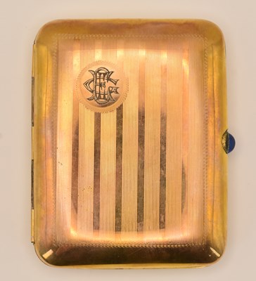 Lot 1230 - A late 19th/early 20th century gold plated...