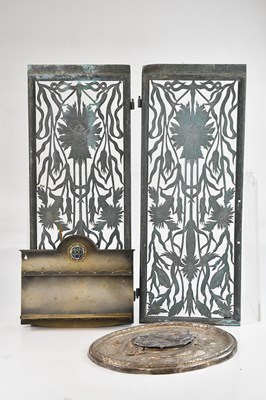 Lot 2341 - CAMBRAY; an Arts and Crafts style pipe rack...