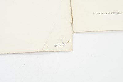Lot 43 - UNATTRIBUTED; a pencil signed limited edition...