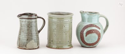 Lot 107 - CLARE SUTCLIFFE (1943-2018); a stoneware jug...
