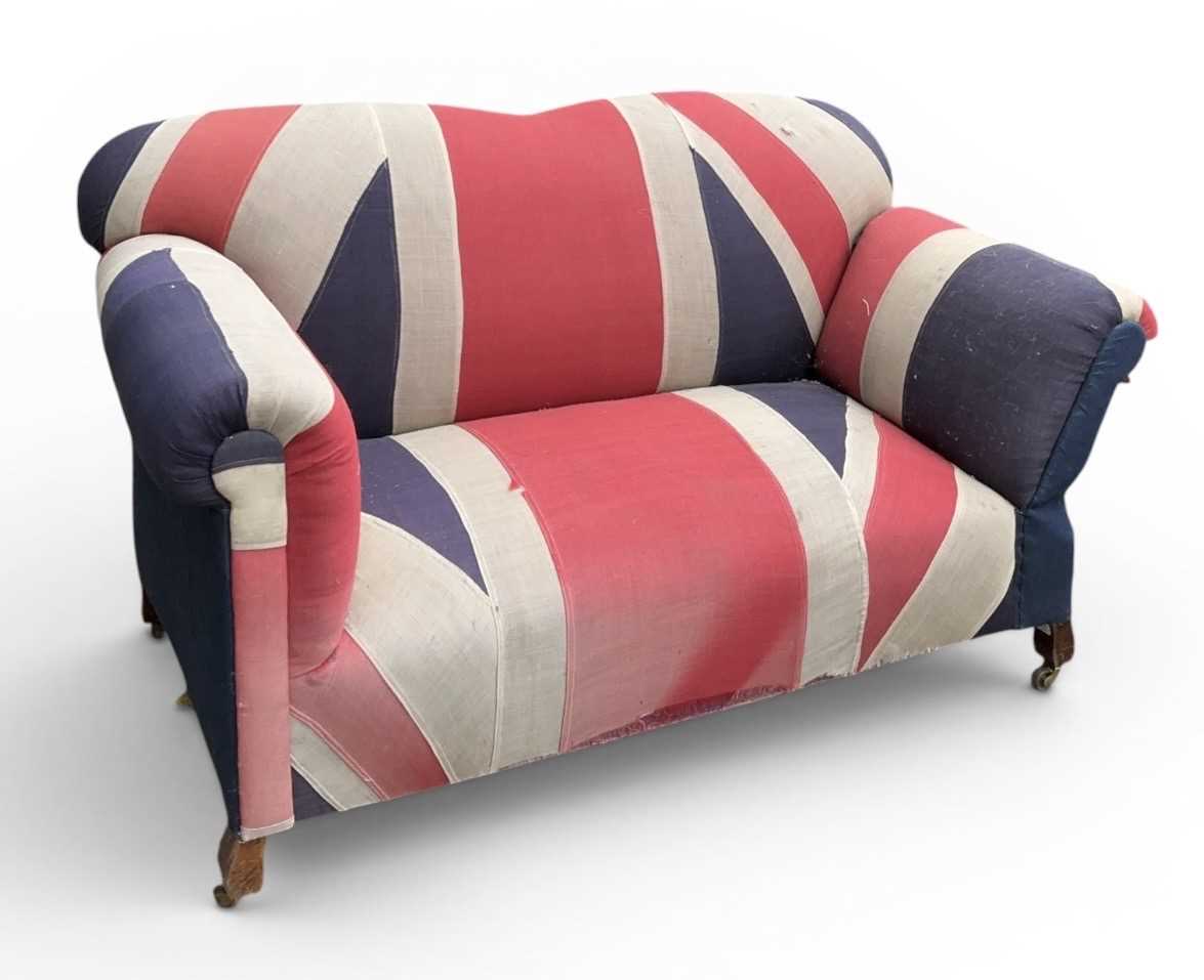 Lot 33 - JACK WILLS; a vintage mahogany framed two...
