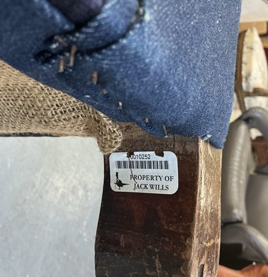 Lot 33 - JACK WILLS; a vintage mahogany framed two...