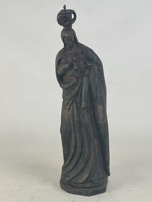 Lot 16 - A 19th century Colonial carved hardwood...
