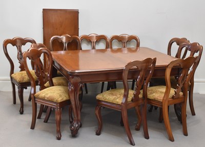 Lot 140 - A Victorian carved mahogany extending dining...
