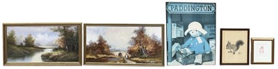 Lot 354 - WYATT; a red pastel drawing, nude, signed...