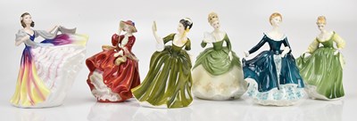 Lot 1294 - ROYAL DOULTON; a collection of six ceramic...