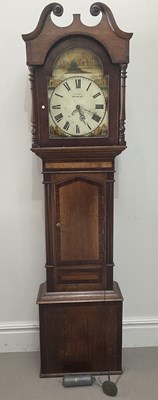 Lot 217 - A longcase clock