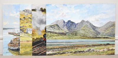 Lot 1519 - EDGAR HODGES (1928-2025); oil on board,...