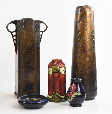 Lot 1241 - MINTON LTD; a Secessionist range vase with...