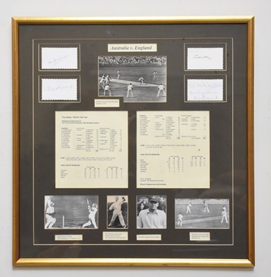 Lot 697 - A 1932/33 Australia vs England The Ashes 4th...