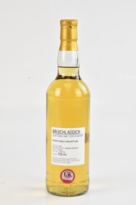 Lot 2412 - WHISKY; a bottle of Bruichladdich, private...