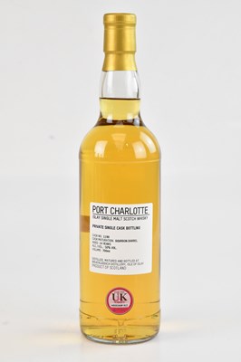 Lot 2415 - WHISKY; a bottle of Port Charlotte private...