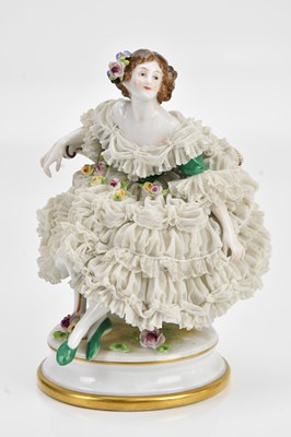 Lot 1247 - VOLKSTEDT; an early 20th century German figure...