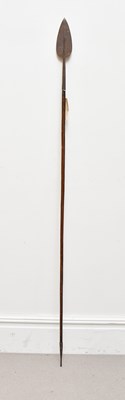 Lot 1167 - A nomad's Berber spear, length 172cm.