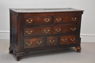 Lot 1163 - A late 18th/early 19th century oak and...