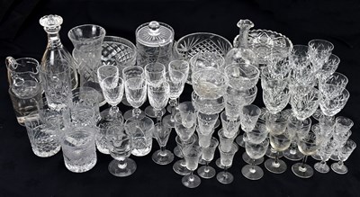 Lot 1617 - A collection of cut glass including tumblers,...