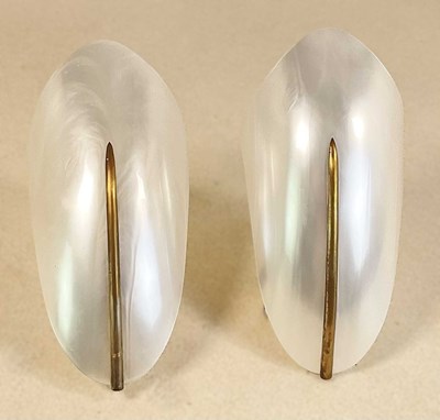 Lot 768 - A pair of Art Deco style mother of pearl...